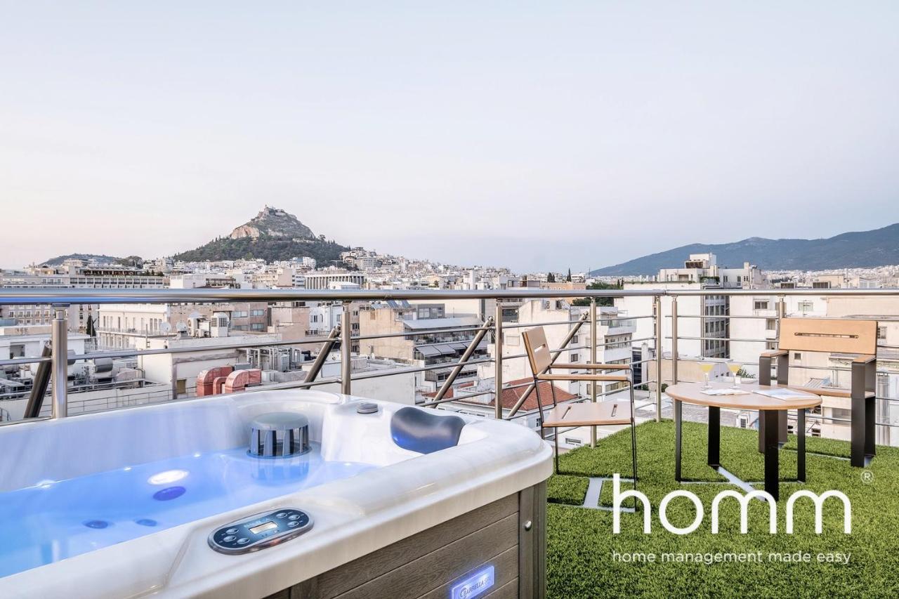 Ll Extraordinary Homm Suites Acropolis & Lycabettus Views With Jacuzzi Atenas Exterior foto